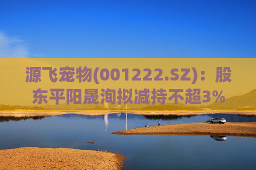 源飞宠物(001222.SZ)：股东平阳晟洵拟减持不超3%股份  第1张
