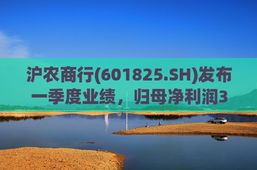 沪农商行(601825.SH)发布一季度业绩，归母净利润35.64亿元，同比增长0.34%