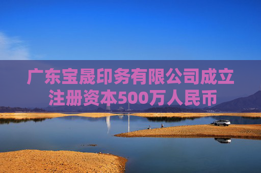 广东宝晟印务有限公司成立 注册资本500万人民币