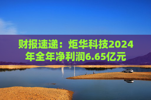 财报速递：炬华科技2024年全年净利润6.65亿元
