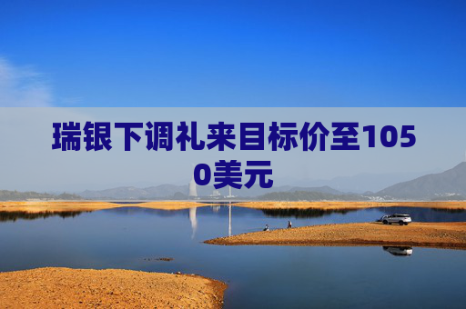 瑞银下调礼来目标价至1050美元