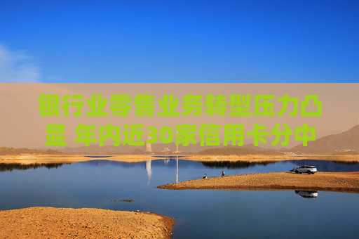 银行业零售业务转型压力凸显 年内近30家信用卡分中心关停  第1张