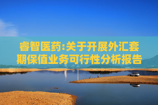 睿智医药:关于开展外汇套期保值业务可行性分析报告
