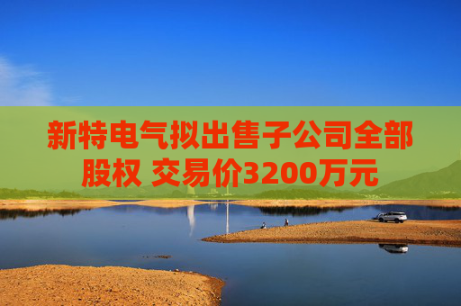 新特电气拟出售子公司全部股权 交易价3200万元  第1张