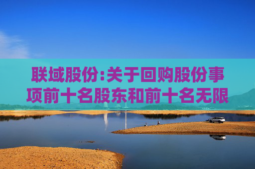 联域股份:关于回购股份事项前十名股东和前十名无限售条件股东持股情况的公告