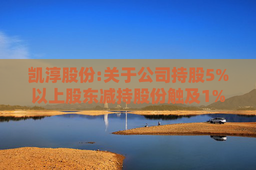 凯淳股份:关于公司持股5%以上股东减持股份触及1%的公告  第1张
