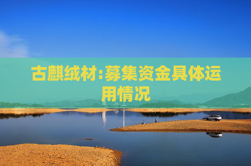 古麒绒材:募集资金具体运用情况