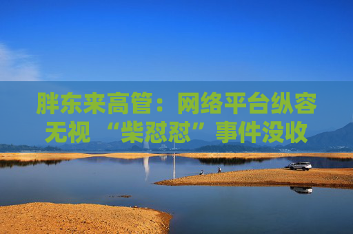 胖东来高管：网络平台纵容无视 “柴怼怼”事件没收敛反而更恶劣