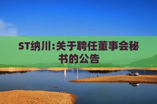 ST纳川:关于聘任董事会秘书的公告