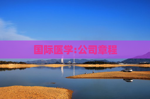 国际医学:公司章程