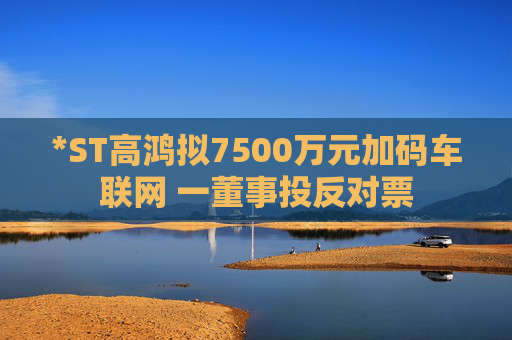 *ST高鸿拟7500万元加码车联网 一董事投反对票