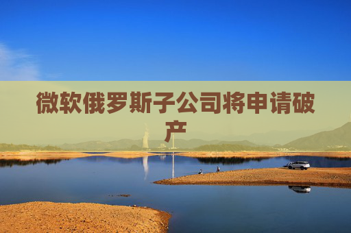微软俄罗斯子公司将申请破产