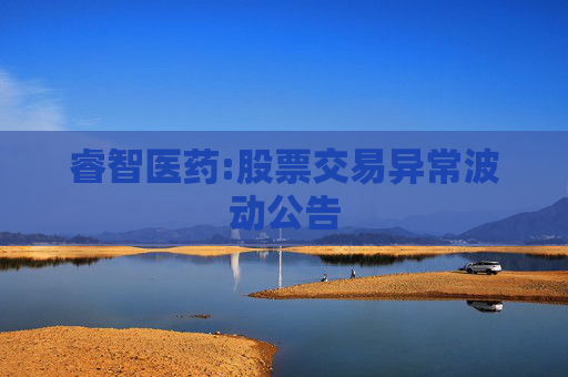睿智医药:股票交易异常波动公告