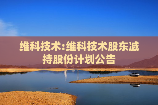 维科技术:维科技术股东减持股份计划公告  第1张
