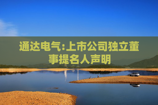 通达电气:上市公司独立董事提名人声明