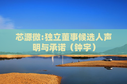 芯源微:独立董事候选人声明与承诺（钟宇）