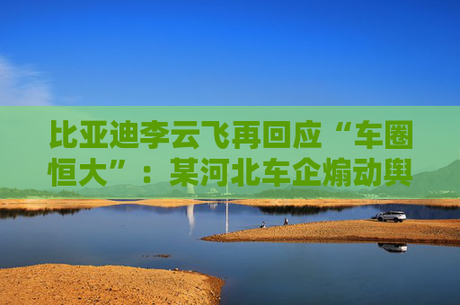 比亚迪李云飞再回应“车圈恒大”：某河北车企煽动舆论，经查没有问题