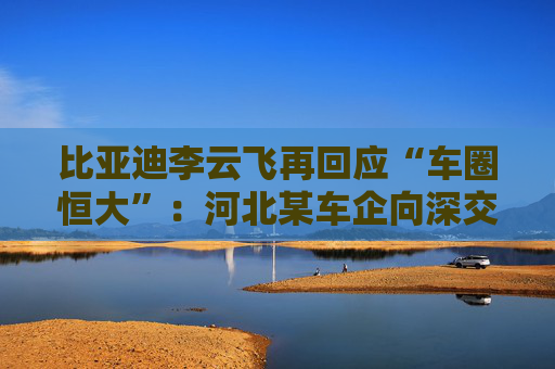 比亚迪李云飞再回应“车圈恒大”：河北某车企向深交所、港交所及监管机构恶意举报比亚迪