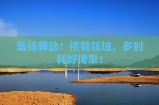 集体异动！核能领域，多则利好传来！