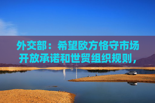 外交部：希望欧方恪守市场开放承诺和世贸组织规则，为中国企业提供公平透明、非歧视的营商环境