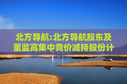 北方导航:北方导航股东及董监高集中竞价减持股份计划公告