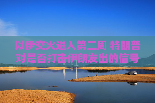 以伊交火进入第二周 特朗普对是否打击伊朗发出的信号含混不一