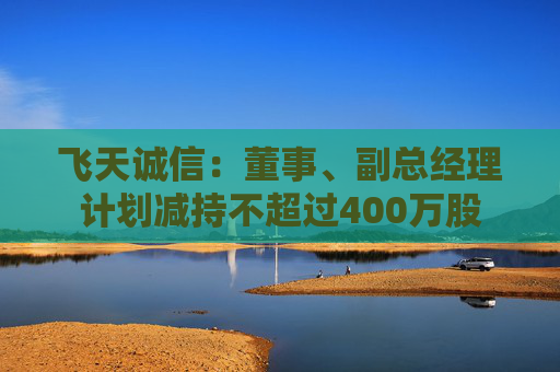 飞天诚信：董事、副总经理计划减持不超过400万股