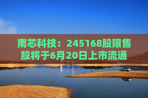 南芯科技：245168股限售股将于6月20日上市流通