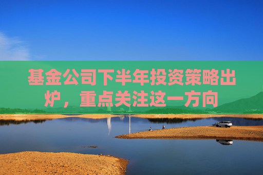 基金公司下半年投资策略出炉，重点关注这一方向