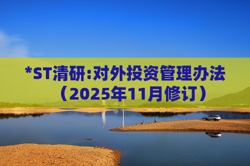 *ST清研:对外投资管理办法（2025年11月修订）