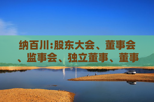 纳百川:股东大会、董事会、监事会、独立董事、董事会秘书制度的建立健全及运行情况说明