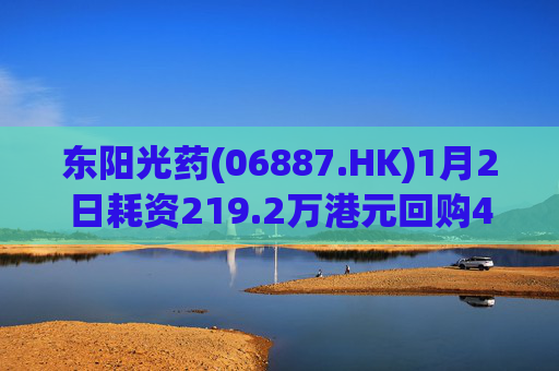 东阳光药(06887.HK)1月2日耗资219.2万港元回购4.9万股