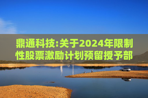 鼎通科技:关于2024年限制性股票激励计划预留授予部分第一个归属期归属结果暨股份上市公告
