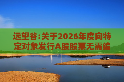 远望谷:关于2026年度向特定对象发行A股股票无需编制前次募集资金使用情况报告的公告