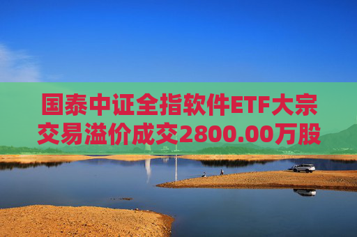 国泰中证全指软件ETF大宗交易溢价成交2800.00万股