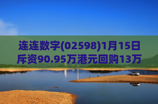 连连数字(02598)1月15日斥资90.95万港元回购13万股