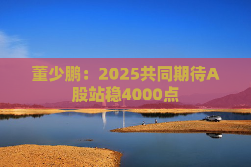 董少鹏：2025共同期待A股站稳4000点