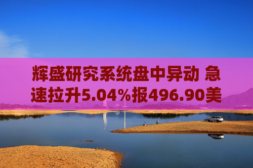辉盛研究系统盘中异动 急速拉升5.04%报496.90美元