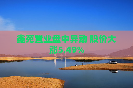 鑫苑置业盘中异动 股价大涨5.49%