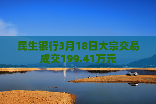 民生银行3月18日大宗交易成交199.41万元