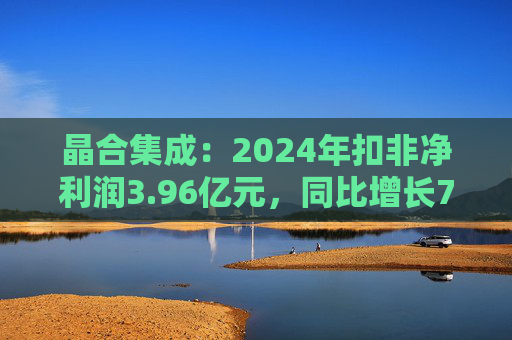 晶合集成：2024年扣非净利润3.96亿元，同比增长739.72%