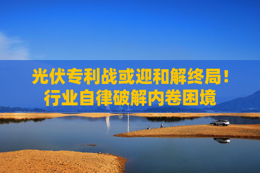 光伏专利战或迎和解终局！行业自律破解内卷困境  第1张