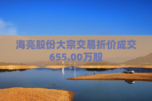 海亮股份大宗交易折价成交655.00万股