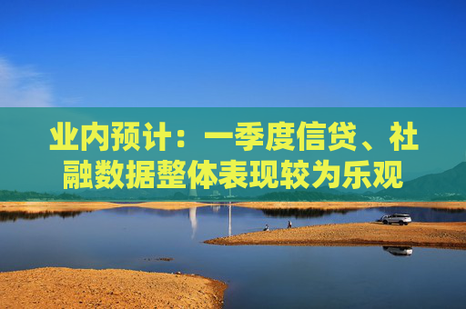 业内预计：一季度信贷、社融数据整体表现较为乐观