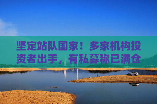 坚定站队国家！多家机构投资者出手，有私募称已满仓！
