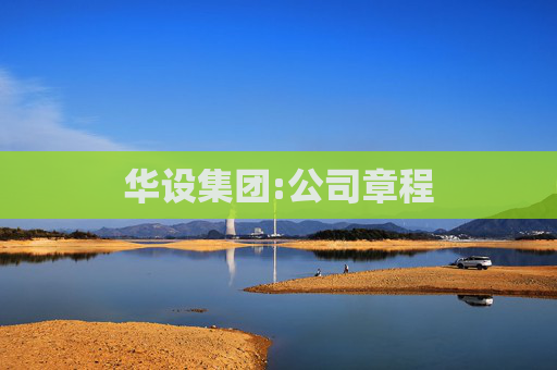 华设集团:公司章程