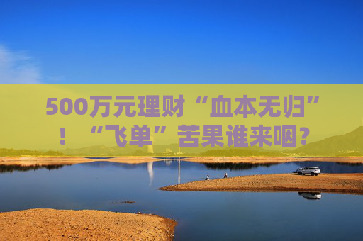 500万元理财“血本无归”！“飞单”苦果谁来咽？
