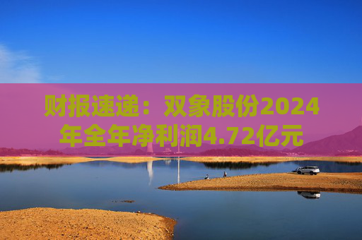 财报速递：双象股份2024年全年净利润4.72亿元