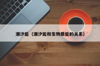 潮汐能（潮汐能和生物质能的关系）