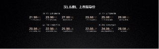 比亚迪划时代旗舰汉L唐L震撼上市，售价20.98万~28.98万元